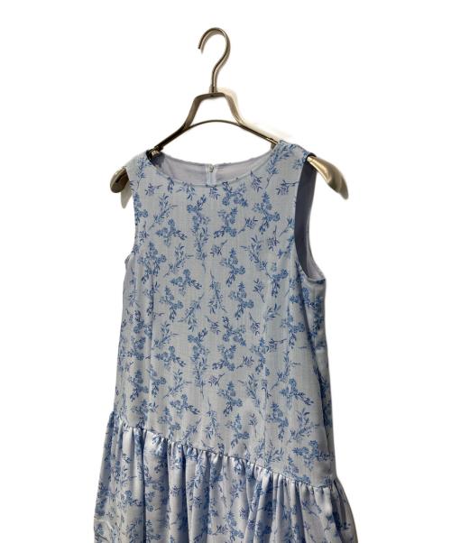 FOXEY（フォクシー）FOXEY (フォクシー) Giardino Botanica Dress ブルー サイズ:38の古着・服飾アイテム