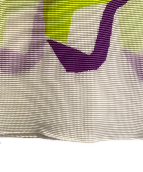 ISSEY MIYAKE me（イッセイ ミヤケ ミー）ISSEY MIYAKE me (イッセイ ミヤケ ミー) 総柄 プリーツカットソー マルチカラー サイズ:FREEの古着・服飾アイテム