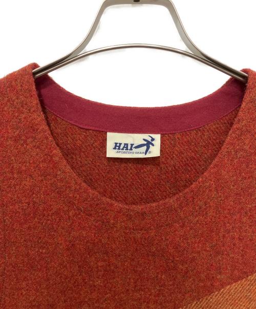 HAI SPORTING GEAR（ハイスポーティングギア）HAI SPORTING GEAR (ハイスポーティングギア) ノースリーブパッチワークワンピース オレンジ サイズ:Mの古着・服飾アイテム