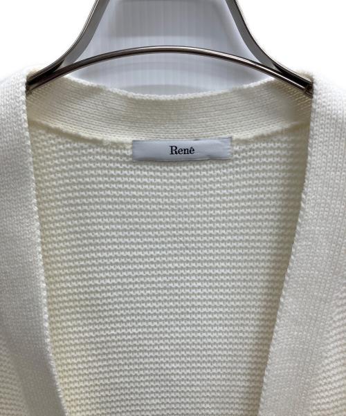 Rene（ルネ）Rene (ルネ) リボン付き ボレロ ホワイト サイズ:size36の古着・服飾アイテム