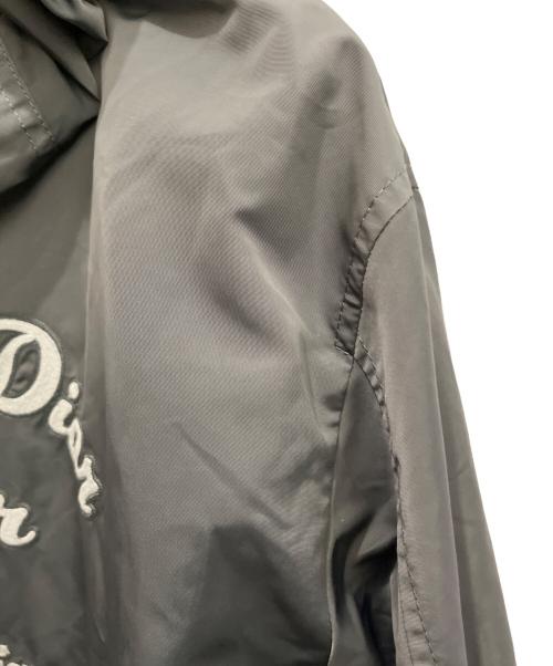 Christian Dior（クリスチャン ディオール）Christian Dior (クリスチャン ディオール) アトリエバックロゴ刺繍フードジャケット グレー サイズ:48の古着・服飾アイテム