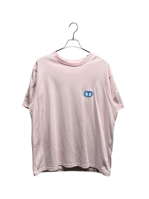 Christian Dior（クリスチャン ディオール）Christian Dior (クリスチャン ディオール) CD刺繍Tシャツ/943J605F0554 ピンク サイズ:XXLの古着・服飾アイテム