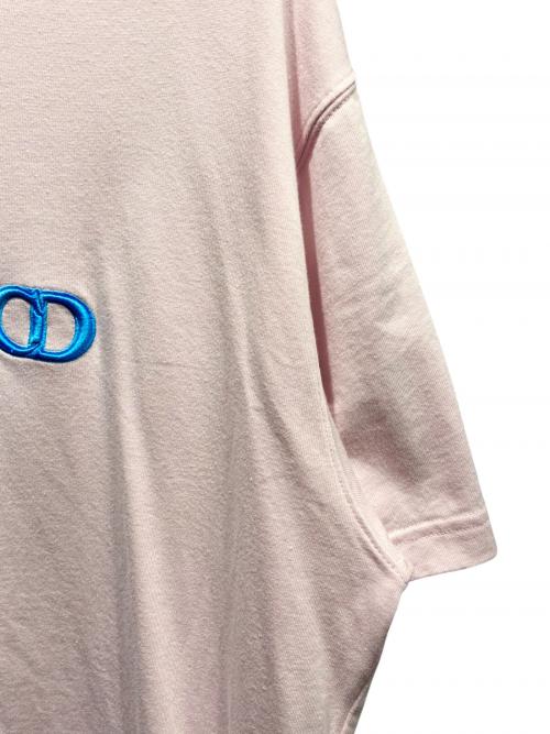 Christian Dior（クリスチャン ディオール）Christian Dior (クリスチャン ディオール) CD刺繍Tシャツ/943J605F0554 ピンク サイズ:XXLの古着・服飾アイテム