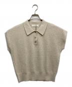 OHOTOROオオトロ）の古着「pot french sleeve knit」｜ベージュ