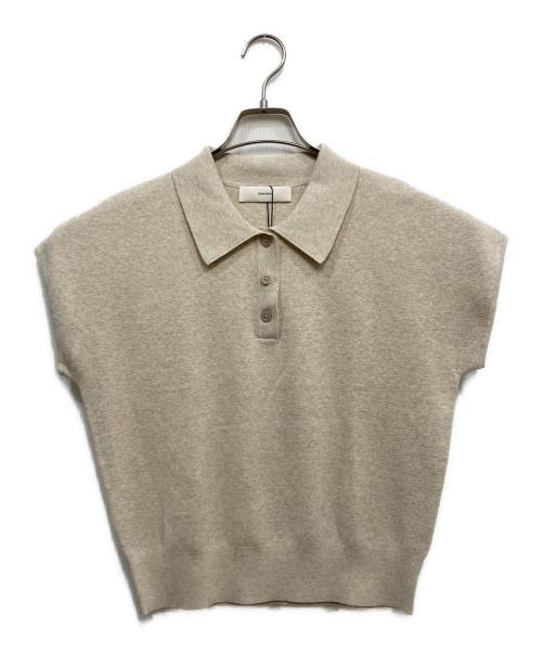 OHOTORO（オオトロ）OHOTORO (オオトロ) pot french sleeve knit ベージュ サイズ:記載なし 未使用品の古着・服飾アイテム