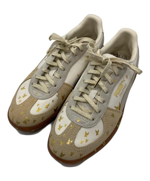 masu（エムエーエスユー）masu (エムエーエスユー) PUMA (プーマ) PALERMO ALPINE SNOW/DESERT DUST ホワイト×ベージュ サイズ:27の古着・服飾アイテム
