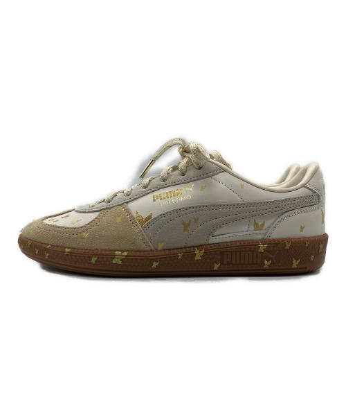 masu（エムエーエスユー）masu (エムエーエスユー) PUMA (プーマ) PALERMO ALPINE SNOW/DESERT DUST ホワイト×ベージュ サイズ:27の古着・服飾アイテム