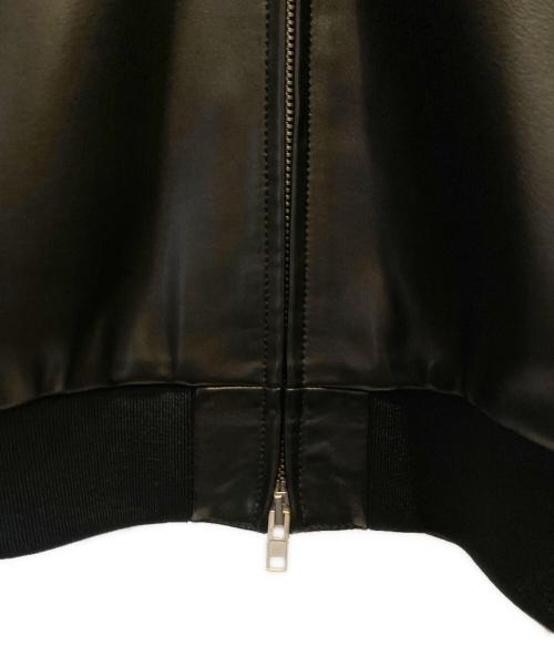 Maison Margiela（メゾンマルジェラ）Maison Margiela (メゾンマルジェラ) 5-Zip Hooded Leather Jacket ブラック サイズ:48の古着・服飾アイテム