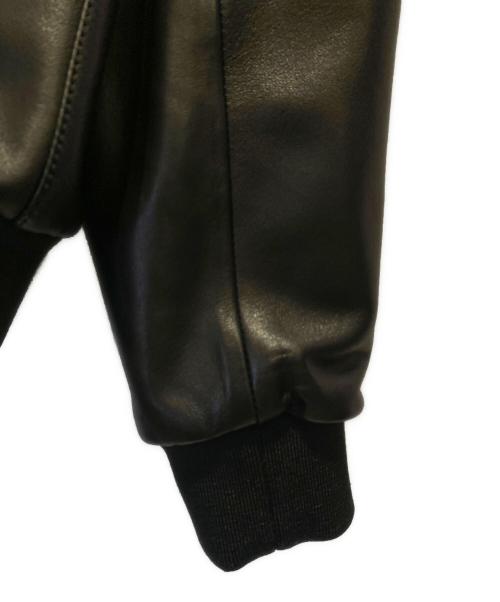 Maison Margiela（メゾンマルジェラ）Maison Margiela (メゾンマルジェラ) 5-Zip Hooded Leather Jacket ブラック サイズ:48の古着・服飾アイテム
