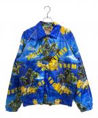 GUCCIグッチ）の古着「From Los Angeles Print Nylon/694137 ZAJI0 Jacket」｜ブルー×イエロー