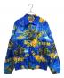 GUCCI（グッチ）の古着「From Los Angeles Print Nylon/694137 ZAJI0 Jacket」｜ブルー×イエロー