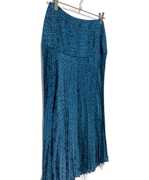 FENDI（フェンディ）FENDI (フェンディ) プリーツスカート ネイビー サイズ:40の古着・服飾アイテム