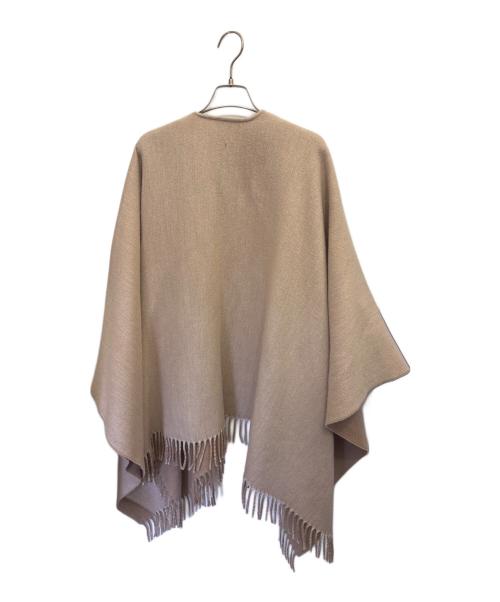FENDI（フェンディ）FENDI (フェンディ) シープスキンズッカポケット　ポンチョ  ベージュ サイズ:FREEの古着・服飾アイテム