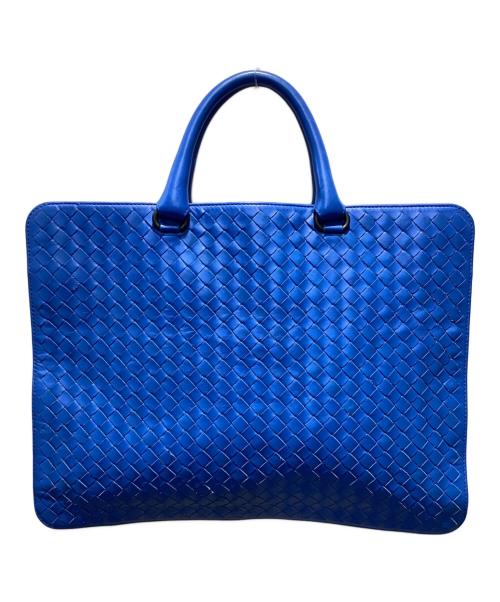 BOTTEGA VENETA（ボッテガベネタ）BOTTEGA VENETA (ボッテガベネタ) 2WAYブリーフバッグ ブルーの古着・服飾アイテム