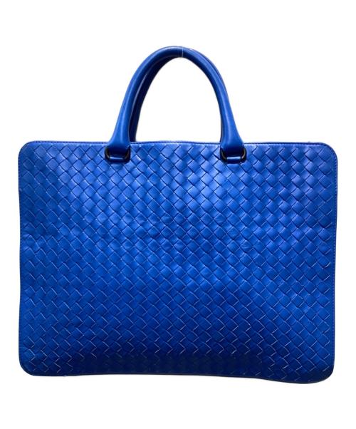 BOTTEGA VENETA（ボッテガベネタ）BOTTEGA VENETA (ボッテガベネタ) 2WAYブリーフバッグ ブルーの古着・服飾アイテム