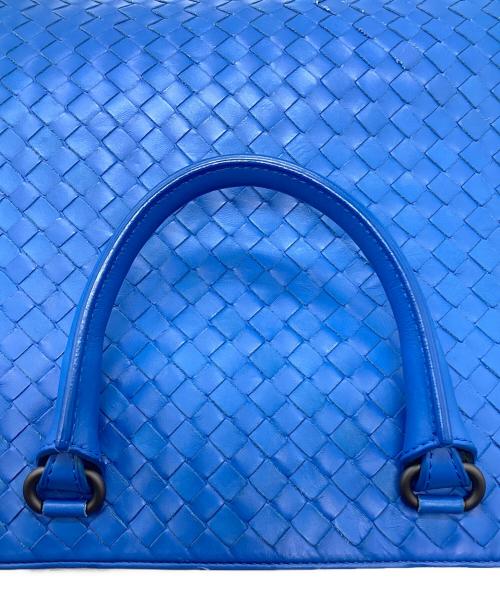 BOTTEGA VENETA（ボッテガベネタ）BOTTEGA VENETA (ボッテガベネタ) 2WAYブリーフバッグ ブルーの古着・服飾アイテム