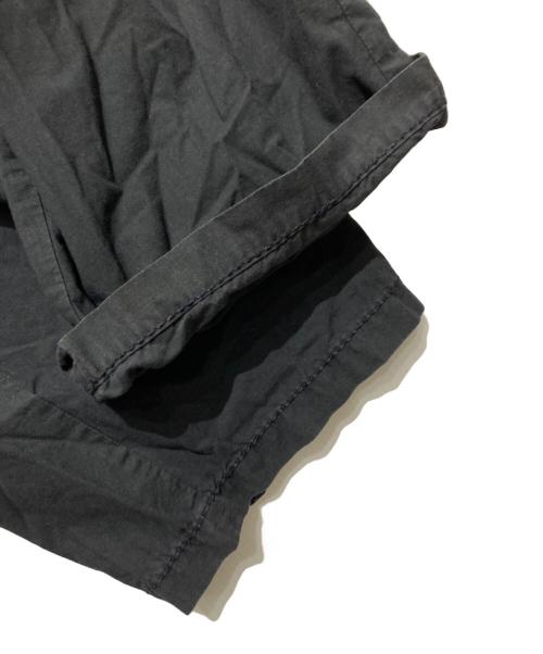homspun（ホームスパン）homspun (ホームスパン) バルキーシーチングウエストゴムパンツ ブラック サイズ:Freeの古着・服飾アイテム