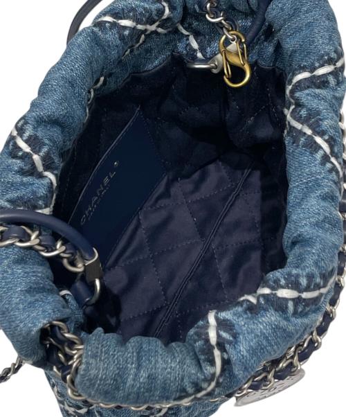 CHANEL（シャネル）CHANEL (シャネル) CHANEL 22 デニム チェーンショルダーバッグ インディゴ サイズ:ミニ/MINIの古着・服飾アイテム
