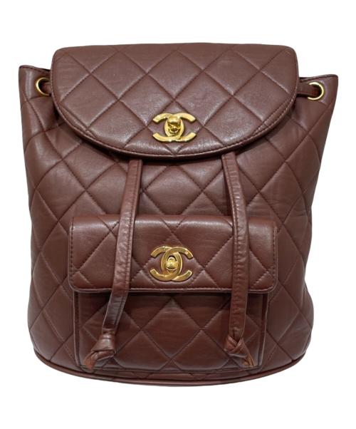 CHANEL（シャネル）CHANEL (シャネル) マトラッセ リュックサック ブラウンの古着・服飾アイテム