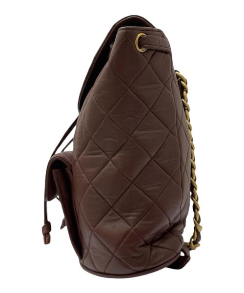 CHANEL（シャネル）CHANEL (シャネル) マトラッセ リュックサック ブラウンの古着・服飾アイテム