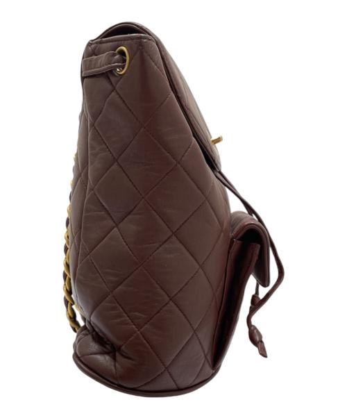 CHANEL（シャネル）CHANEL (シャネル) マトラッセ リュックサック ブラウンの古着・服飾アイテム