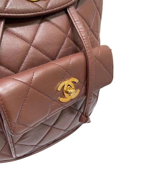 CHANEL（シャネル）CHANEL (シャネル) マトラッセ リュックサック ブラウンの古着・服飾アイテム