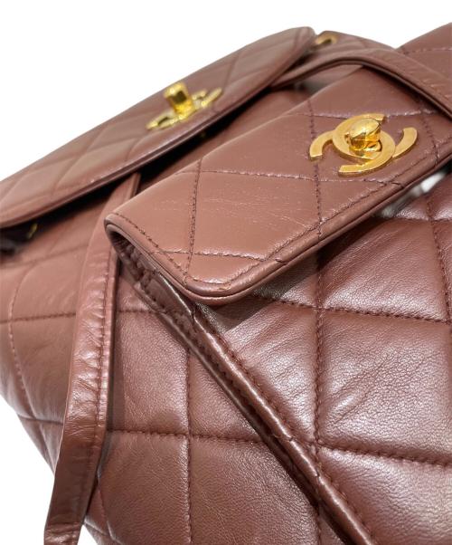 CHANEL（シャネル）CHANEL (シャネル) マトラッセ リュックサック ブラウンの古着・服飾アイテム