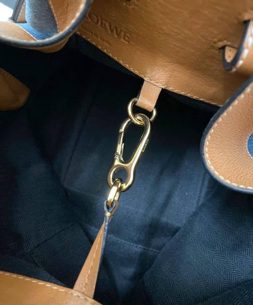LOEWE（ロエベ）LOEWE (ロエベ) ハンモックスモール インディゴ×ブラウン サイズ:スモールの古着・服飾アイテム