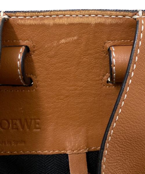 LOEWE（ロエベ）LOEWE (ロエベ) ハンモックスモール インディゴ×ブラウン サイズ:スモールの古着・服飾アイテム