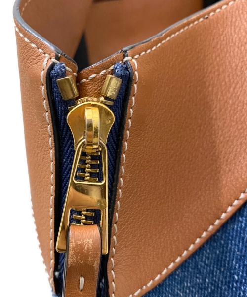 LOEWE（ロエベ）LOEWE (ロエベ) ハンモックスモール インディゴ×ブラウン サイズ:スモールの古着・服飾アイテム