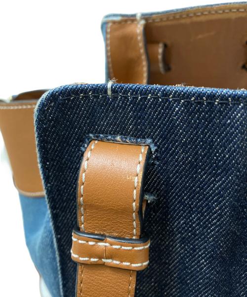 LOEWE（ロエベ）LOEWE (ロエベ) ハンモックスモール インディゴ×ブラウン サイズ:スモールの古着・服飾アイテム