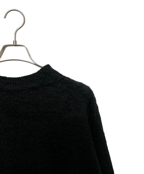 SAINT MICHAEL（セントマイケル）SAINT MICHAEL (セントマイケル) CLEAN MOHAIR CR KNIT ブラック サイズ:Mの古着・服飾アイテム