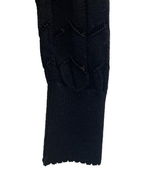 Vivienne Westwood RED LABEL（ヴィヴィアンウエストウッドレッドレーベル）Vivienne Westwood RED LABEL (ヴィヴィアンウエストウッドレッドレーベル) ワンポイント刺繍ニット ブラック サイズ:size00 未使用品の古着・服飾アイテム