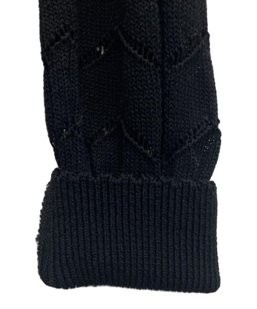 Vivienne Westwood RED LABEL（ヴィヴィアンウエストウッドレッドレーベル）Vivienne Westwood RED LABEL (ヴィヴィアンウエストウッドレッドレーベル) ワンポイント刺繍ニット ブラック サイズ:size00 未使用品の古着・服飾アイテム