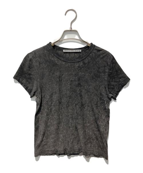 ALEXANDER WANG（アレキサンダー・ワン）ALEXANDER WANG (アレキサンダー・ワン) ウォッシュドTシャツ グレー サイズ:XSの古着・服飾アイテム