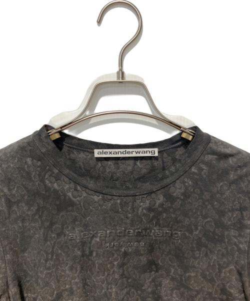 ALEXANDER WANG（アレキサンダー・ワン）ALEXANDER WANG (アレキサンダー・ワン) ウォッシュドTシャツ グレー サイズ:XSの古着・服飾アイテム