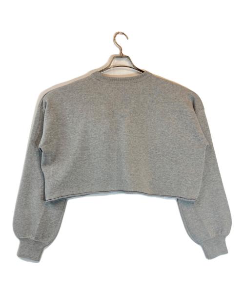 maison de Dolce.（メゾンドドルチェ）maison de dolce. (メゾンドドルチェ) rosette knit グレー サイズ:Fの古着・服飾アイテム