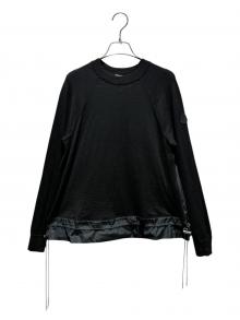 MONCLER（モンクレール）の古着「GIROCOLLO クルーネックニット」｜ブラック