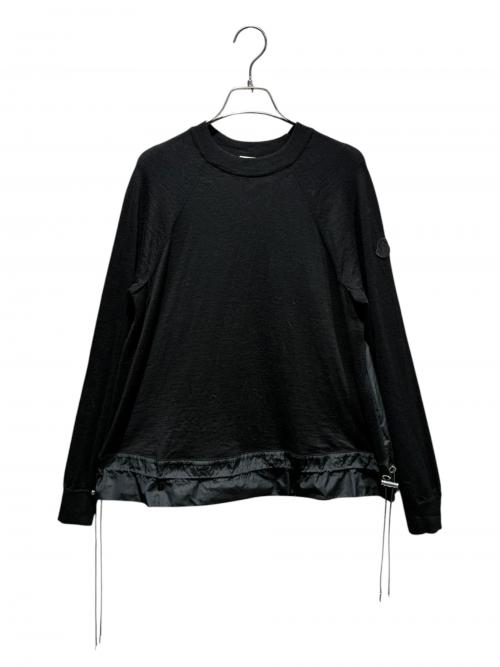 MONCLER（モンクレール）MONCLER (モンクレール) GIROCOLLO クルーネックニット ブラック サイズ:Sの古着・服飾アイテム