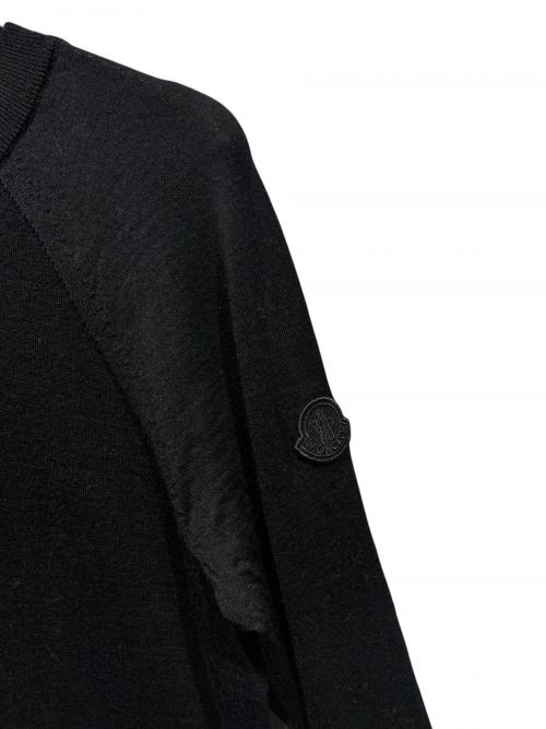 MONCLER（モンクレール）MONCLER (モンクレール) GIROCOLLO クルーネックニット ブラック サイズ:Sの古着・服飾アイテム