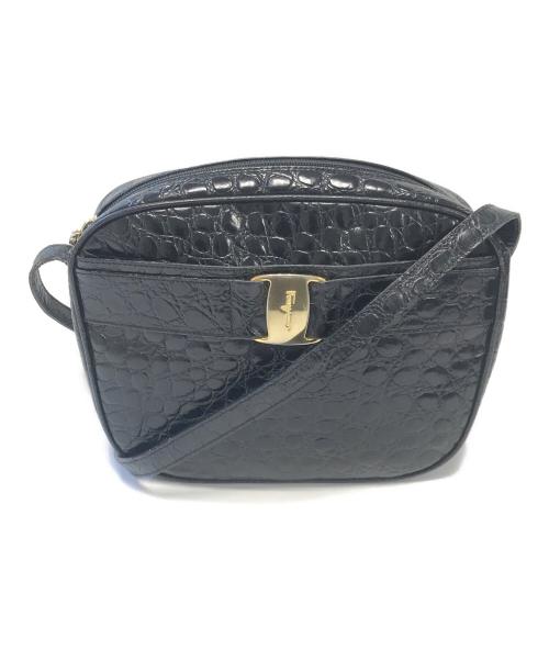 Salvatore Ferragamo（サルヴァトーレ フェラガモ）Salvatore Ferragamo (サルヴァトーレ フェラガモ) ショルダーバッグ ブラック サイズ:表記なしの古着・服飾アイテム
