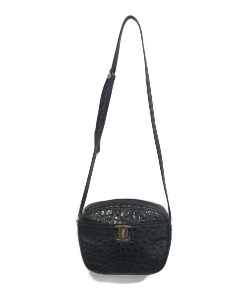 Salvatore Ferragamo（サルヴァトーレ フェラガモ）Salvatore Ferragamo (サルヴァトーレ フェラガモ) ショルダーバッグ ブラック サイズ:表記なしの古着・服飾アイテム