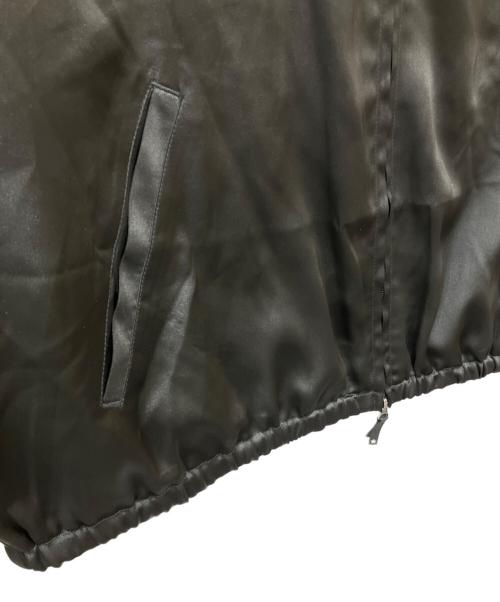CONVERSE TOKYO（コンバーストウキョウ）CONVERSE TOKYO (コンバーストウキョウ) SATIN ZIP-UP BLOUSON ブラック サイズ:SIZE 3の古着・服飾アイテム