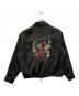CONVERSE TOKYO (コンバーストウキョウ) SATIN ZIP-UP BLOUSON ブラック サイズ:SIZE 3：8000円
