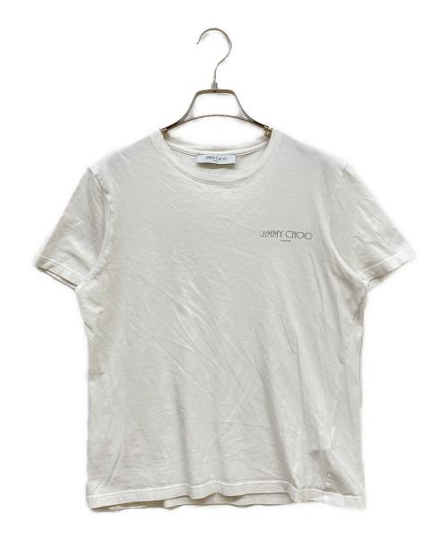 JIMMY CHOO（ジミーチュウ）JIMMY CHOO (ジミーチュウ) ロゴTシャツ ホワイト サイズ:Sの古着・服飾アイテム
