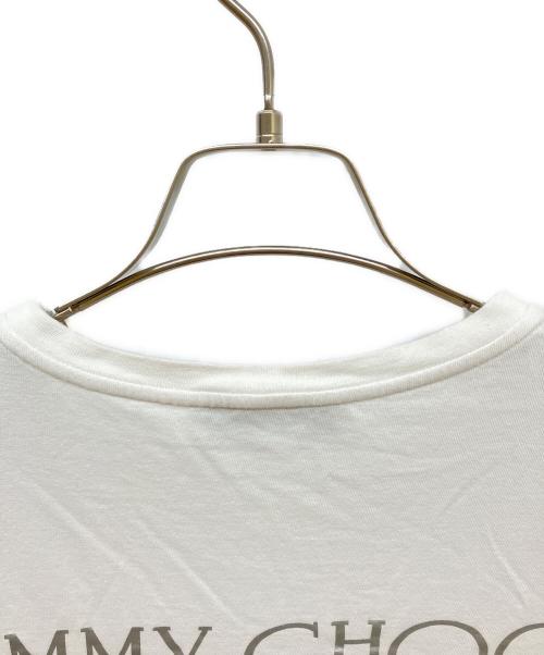 JIMMY CHOO（ジミーチュウ）JIMMY CHOO (ジミーチュウ) ロゴTシャツ ホワイト サイズ:Sの古着・服飾アイテム