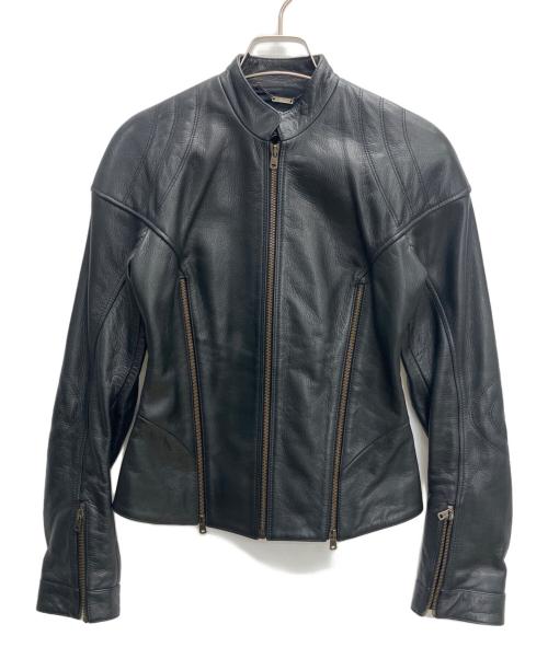 McQ Alexander McQueen（マックキュー アレキサンダーマックイーン）McQ Alexander McQueen (マックキュー アレキサンダーマックイーン) シングルライダースジャケット ブラック サイズ:SIZE40の古着・服飾アイテム