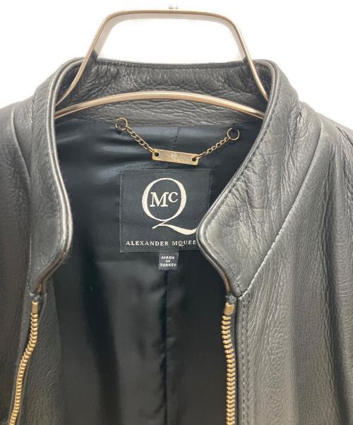 McQ Alexander McQueen（マックキュー アレキサンダーマックイーン）McQ Alexander McQueen (マックキュー アレキサンダーマックイーン) シングルライダースジャケット ブラック サイズ:SIZE40の古着・服飾アイテム