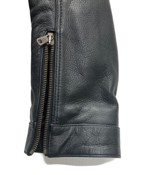 McQ Alexander McQueen（マックキュー アレキサンダーマックイーン）McQ Alexander McQueen (マックキュー アレキサンダーマックイーン) シングルライダースジャケット ブラック サイズ:SIZE40の古着・服飾アイテム