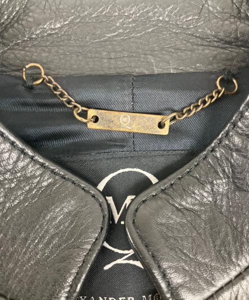 McQ Alexander McQueen（マックキュー アレキサンダーマックイーン）McQ Alexander McQueen (マックキュー アレキサンダーマックイーン) シングルライダースジャケット ブラック サイズ:SIZE40の古着・服飾アイテム
